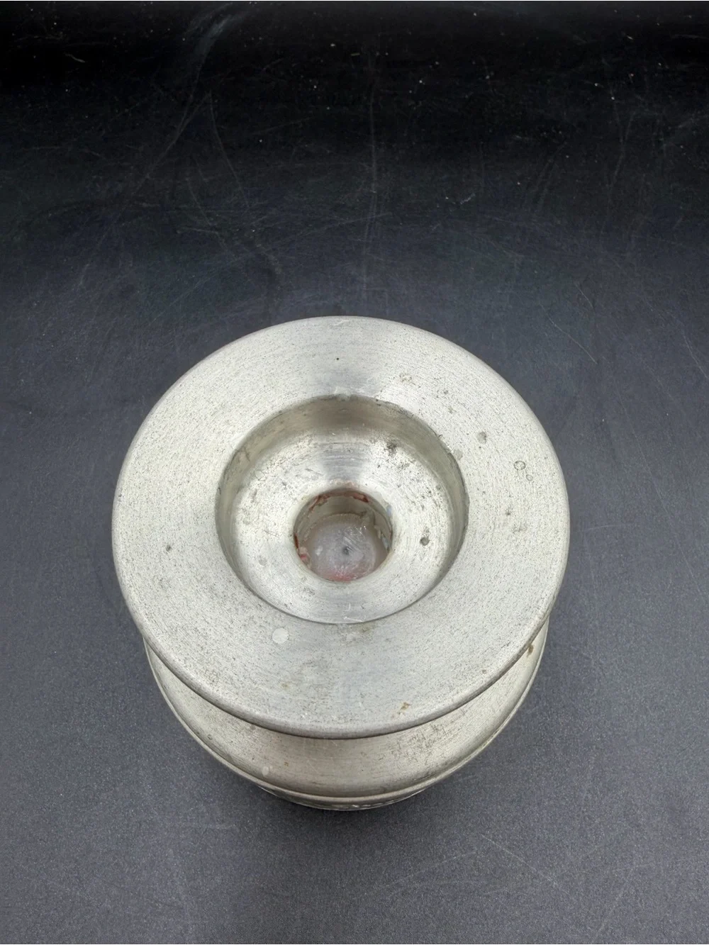 VTG Danish Modern Norwegian Pewter Vase Manufactured by Norsk Tin